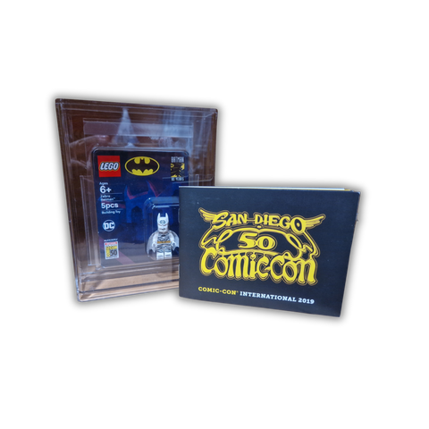 LEGO - Comic Con 2019 Zebra Batman mit Case & Flyer