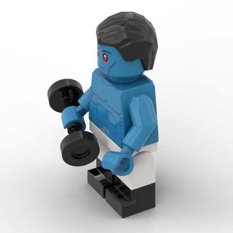 Custom Minifigur aus LEGO® Teilen: SW Großadmiral Thrawn, Bulk