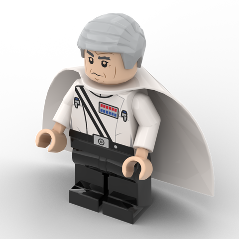Custom Minifigur aus LEGO® Teilen: SW Director Krennic, Andor S2