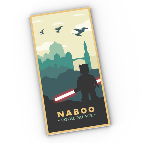 LEGO® Fliese 8x16: Naboo Postcard