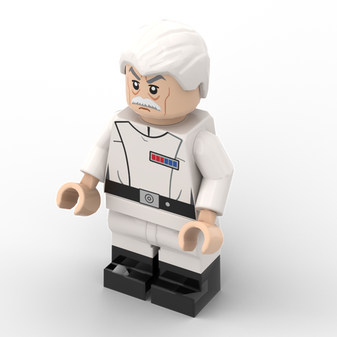 Custom Minifigur aus LEGO® Teilen: SW Colonel Wullf Yularen