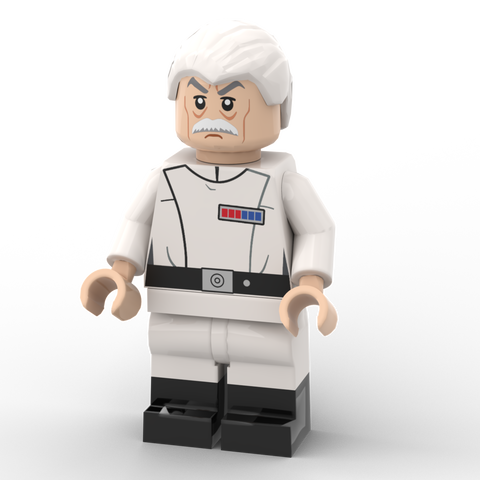 Custom Minifigur aus LEGO® Teilen: SW Colonel Wullf Yularen