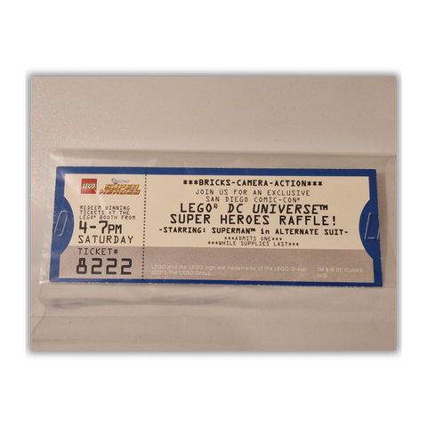 LEGO - Black Superman AFA 8.5 + Ticket