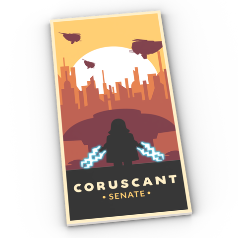 LEGO® Fliese 8x16: Coruscant Postcard