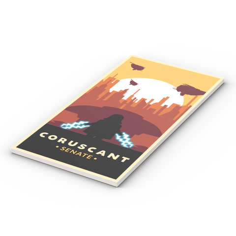 LEGO® Fliese 8x16: Coruscant Postcard