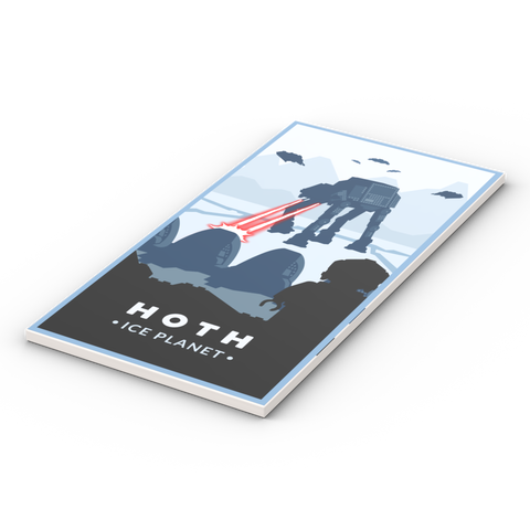 LEGO® Fliese 8x16: Hoth Postcard