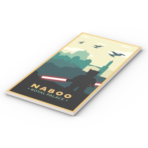 LEGO® Fliese 8x16: Naboo Postcard