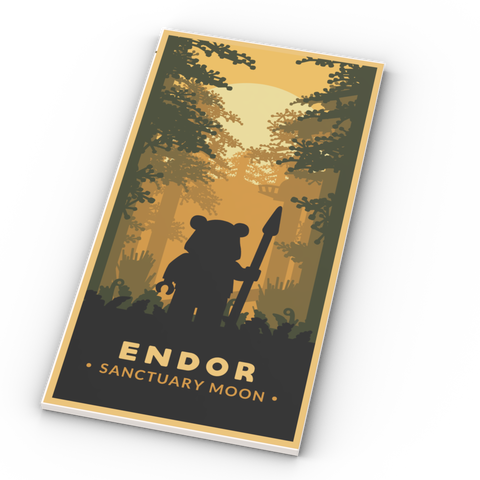 LEGO® Fliese 8x16: Endor Postcard